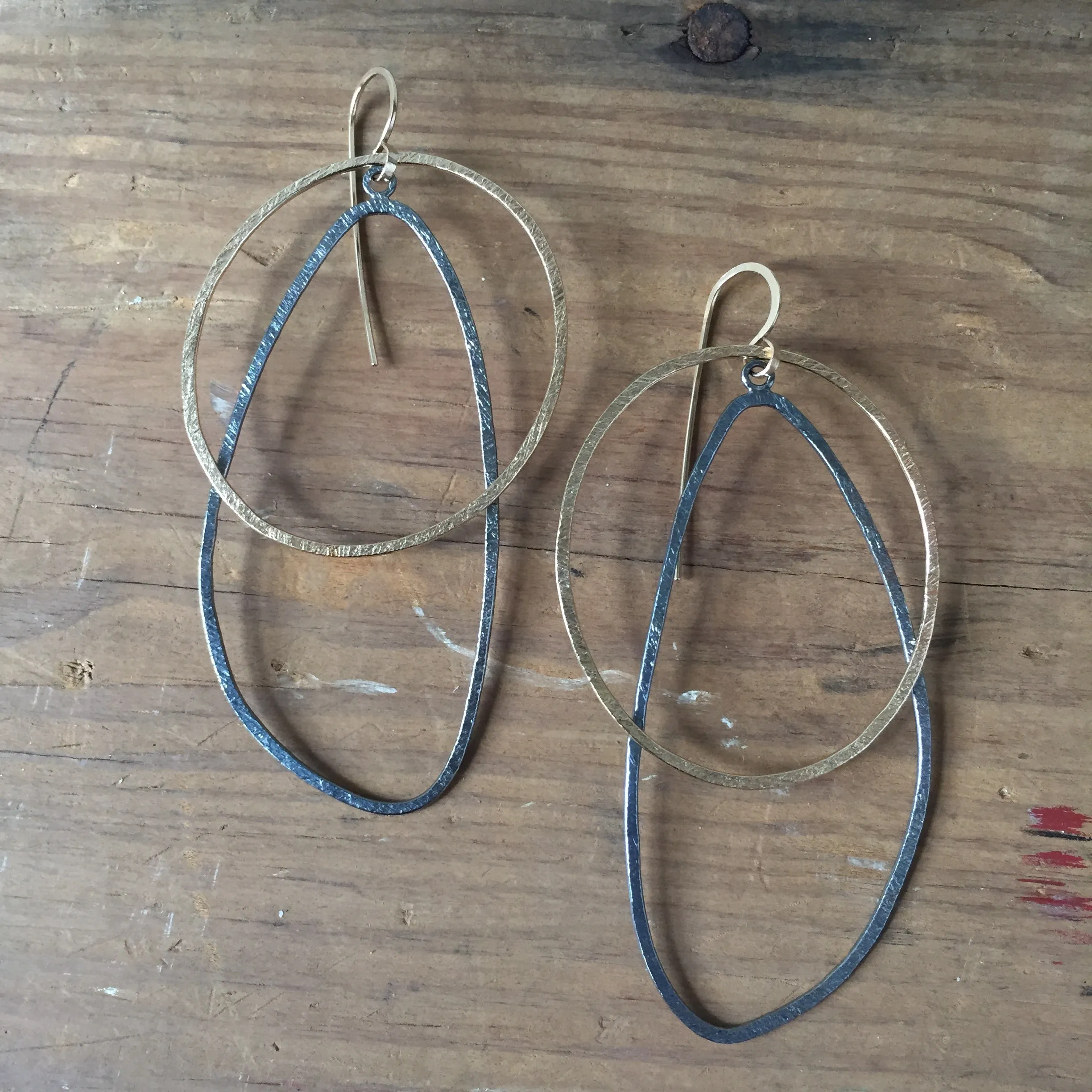 Movement drop earrings