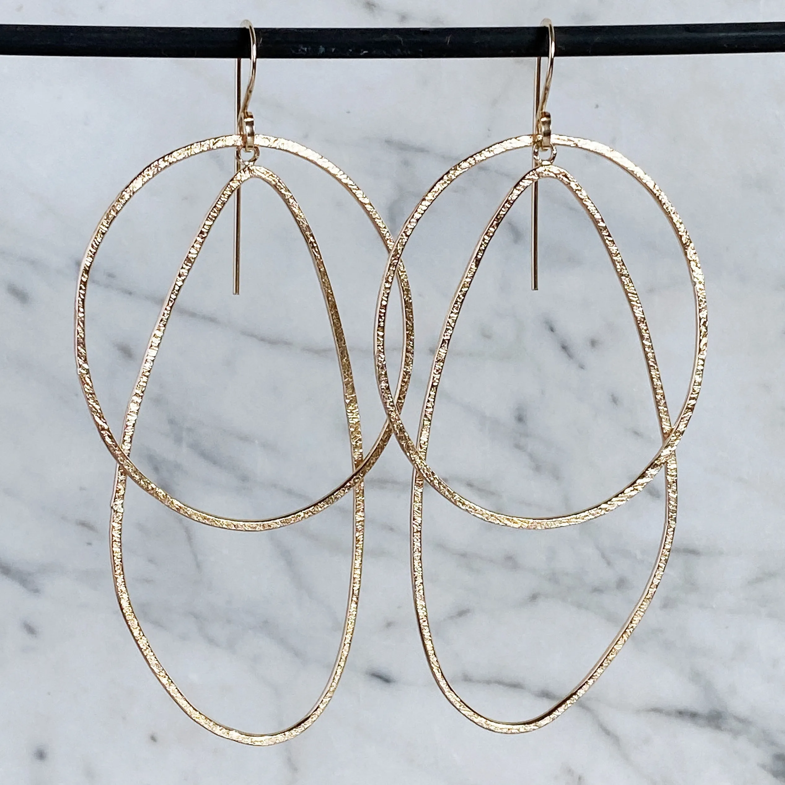 Movement drop earrings