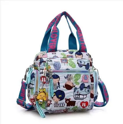 New woman candy color shoulder bag 2021 cowboy bag cute girl Harajuku baby handbag multi-functional Oxford cloth Messenger bag