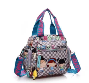 New woman candy color shoulder bag 2021 cowboy bag cute girl Harajuku baby handbag multi-functional Oxford cloth Messenger bag