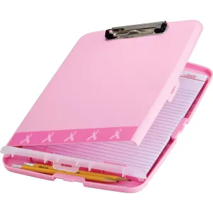 Officemate Storage Clipboard, BCA, 14-1/2"x10"x1-1/4", Pink
