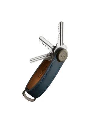 Orbitkey Crazy Horse Leather Marine Blue/Blue