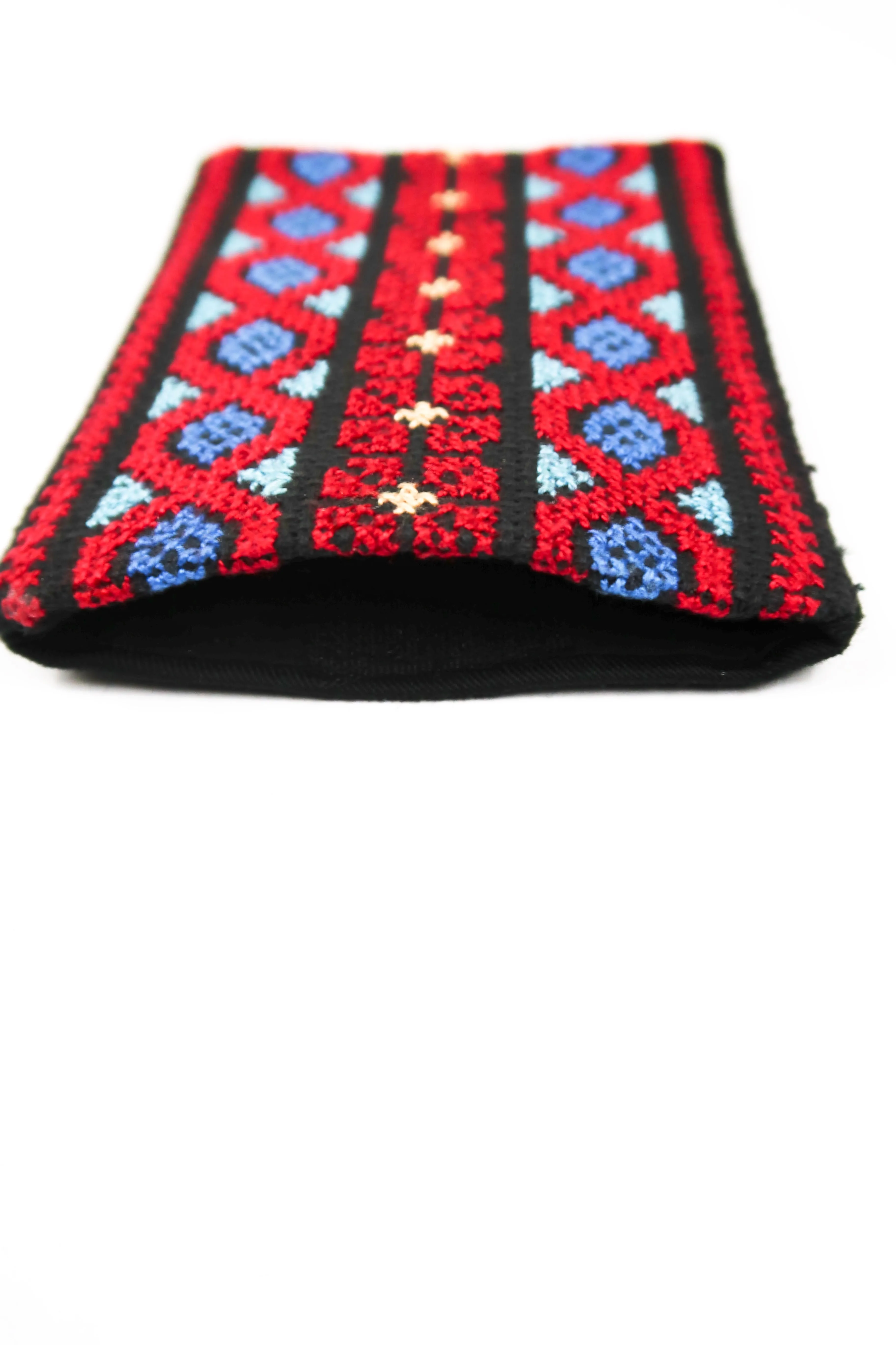 Palestinian Cross Stitch Pouch Wallet or Business Card Holder