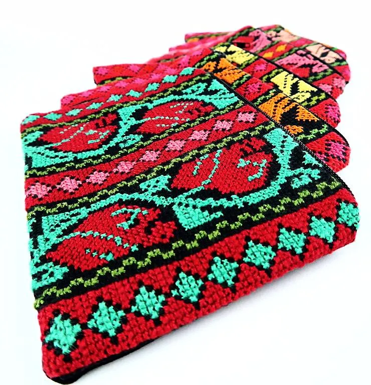 Palestinian Cross Stitch Wallet