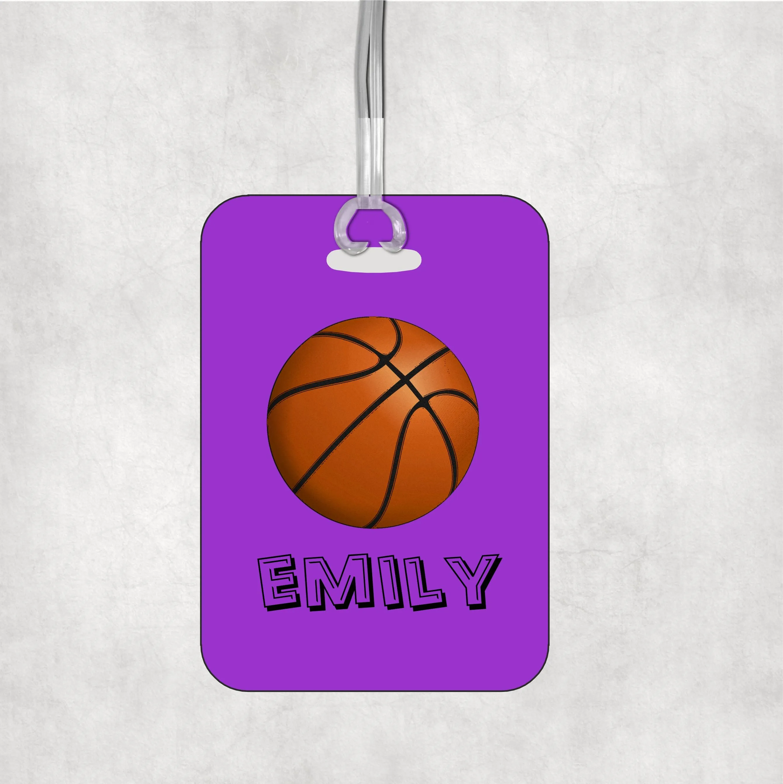 Personalized Basketball Bag Tag - Gift for Boys Girls Team