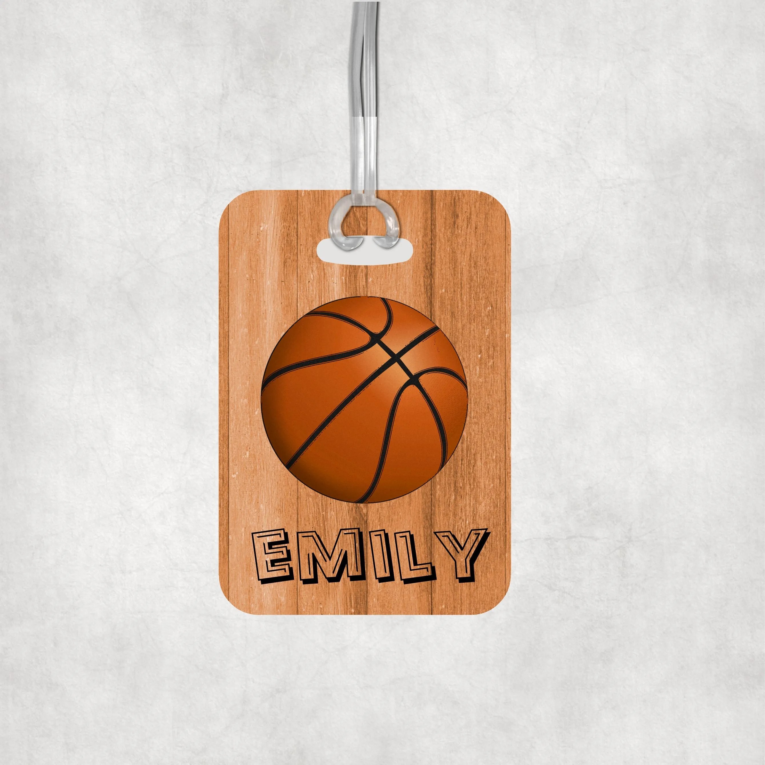 Personalized Basketball Bag Tag - Gift for Boys Girls Team