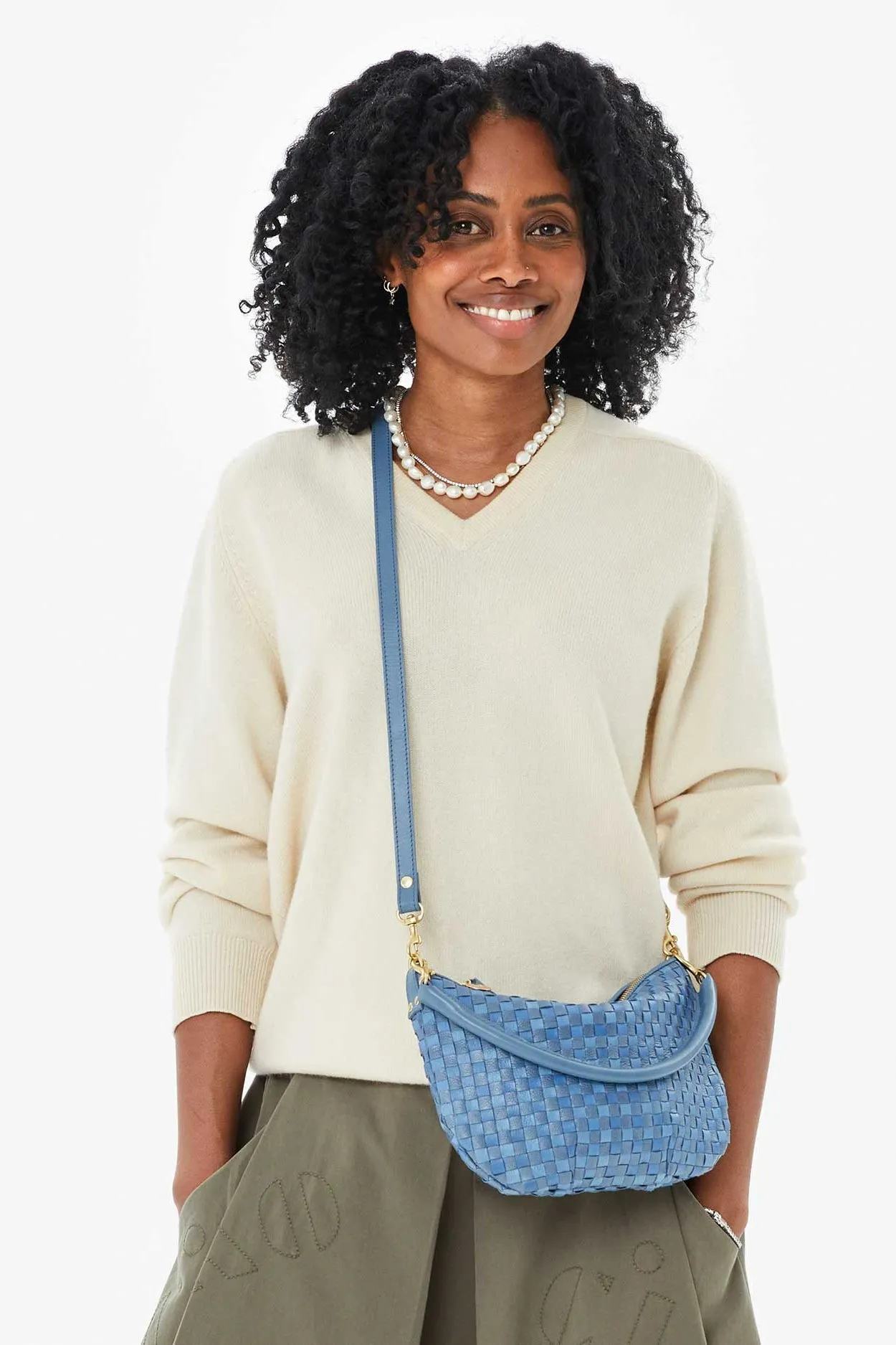 Petit Moyen - Lt Blue Checker