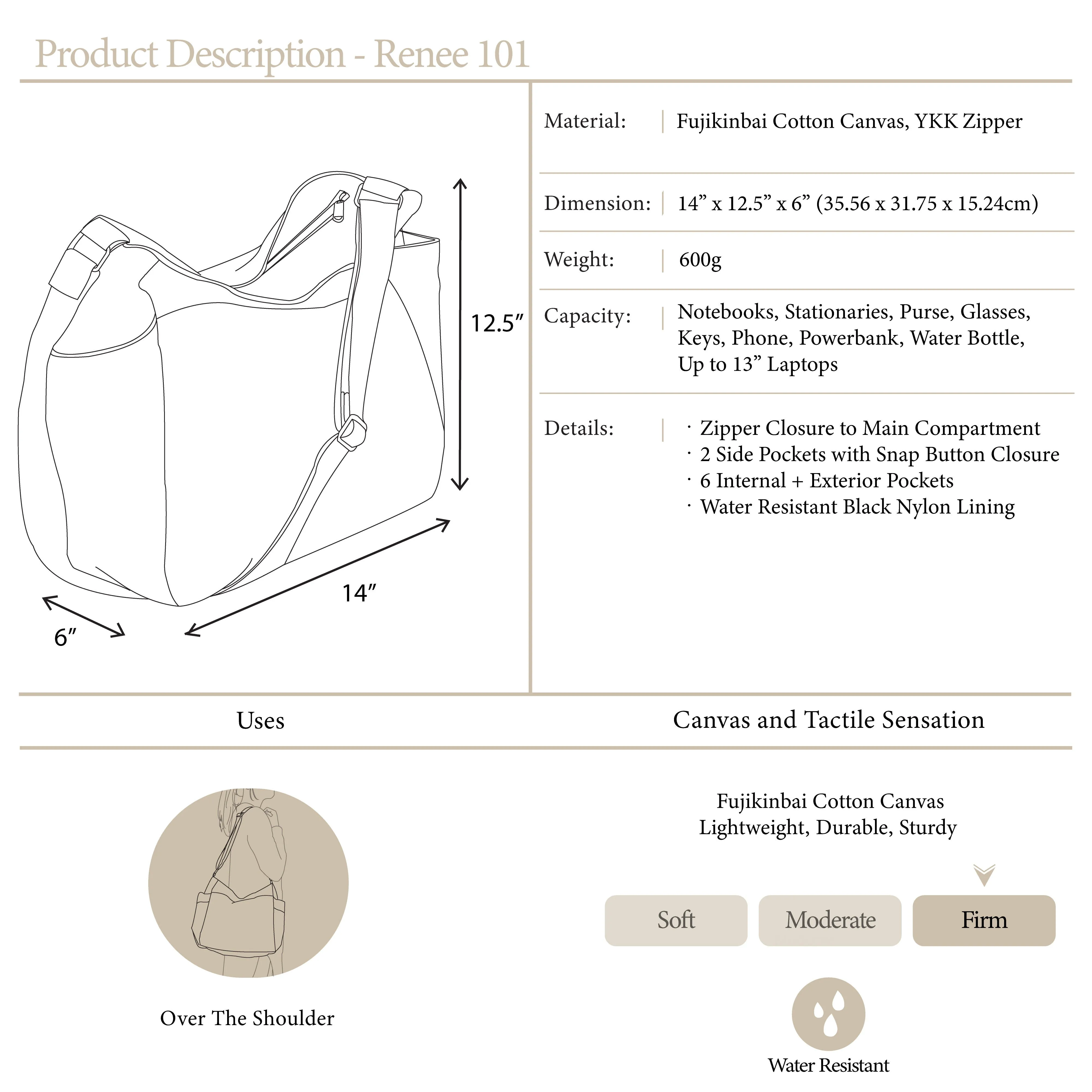 Renee 101 Rose Red | Crossbody Bag