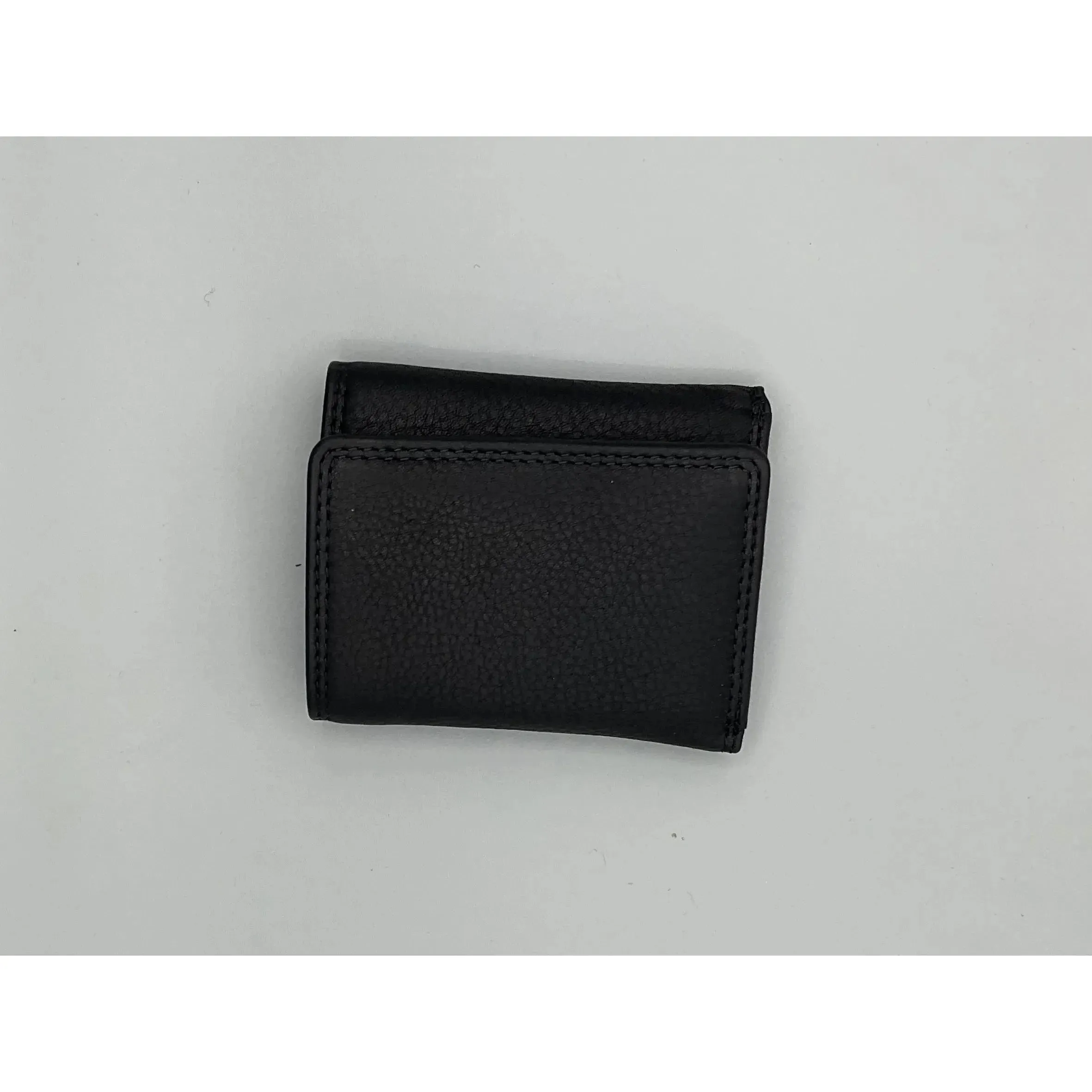 Rugged Earth Black Small Fold Over Wallet