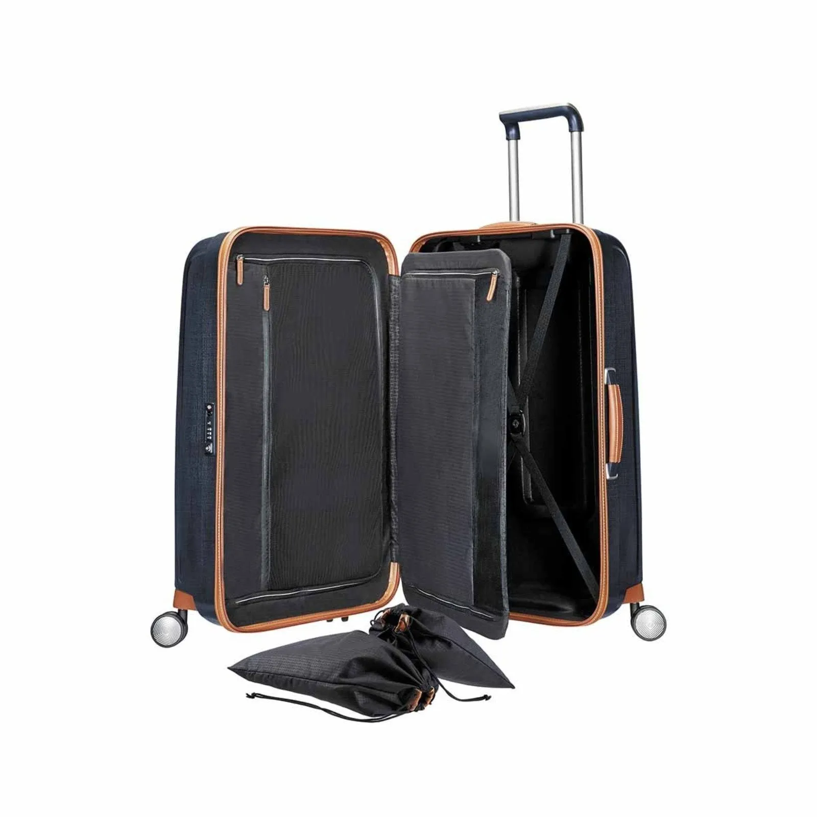Samsonite Lite-Cube Deluxe 68cm Suitcase Midnight Blue