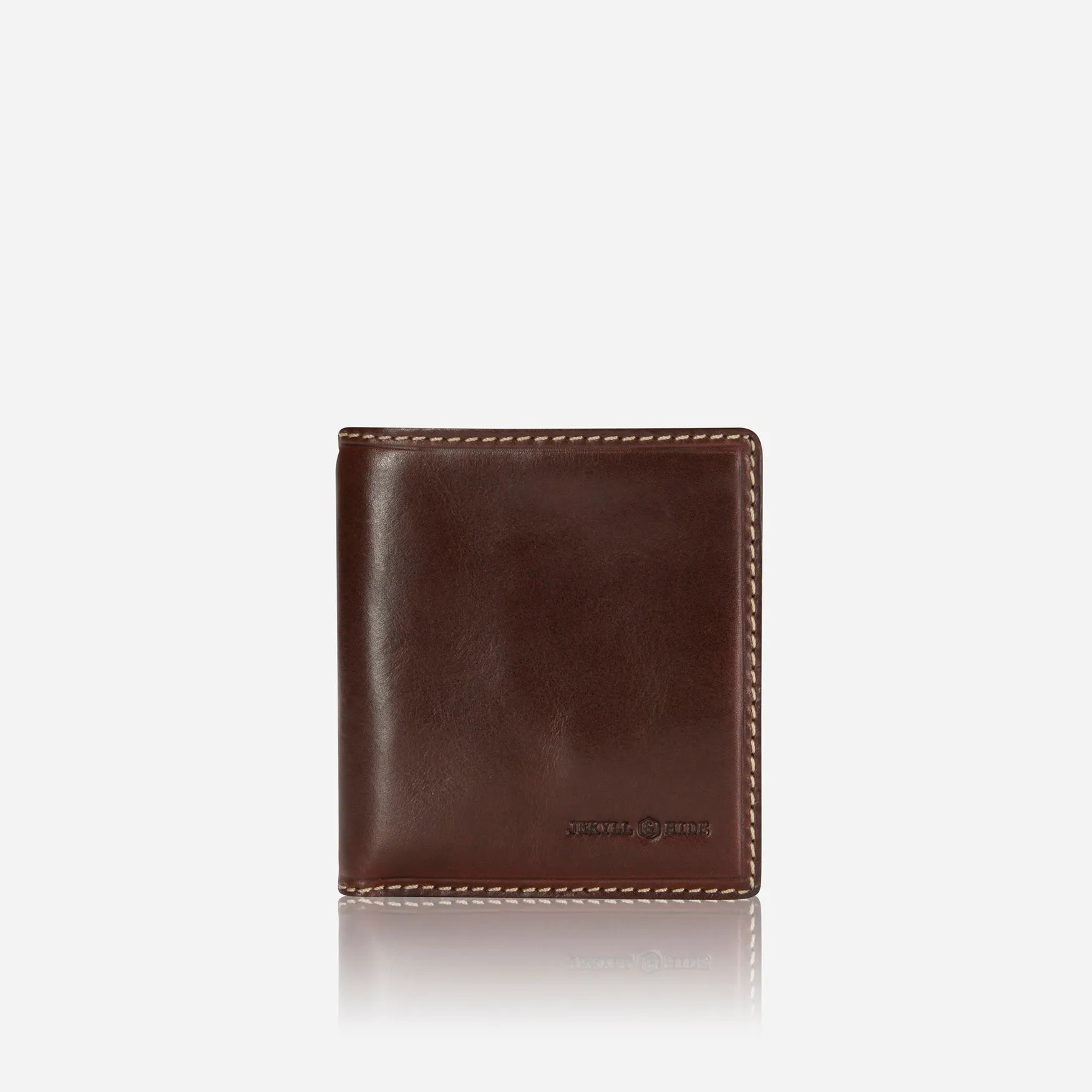 Slim Bifold Card Holder With Coin
