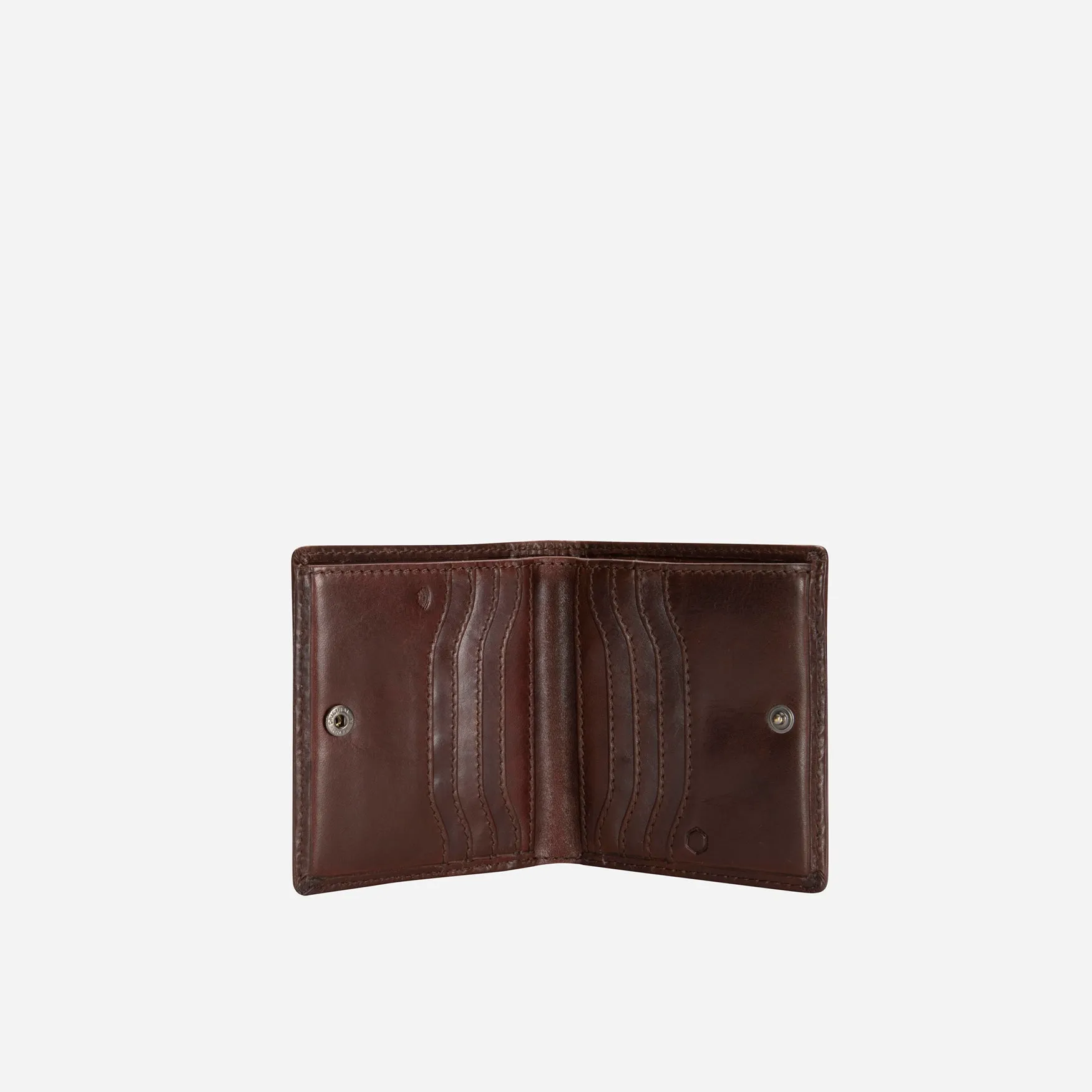 Slim Bifold Card Holder With Coin