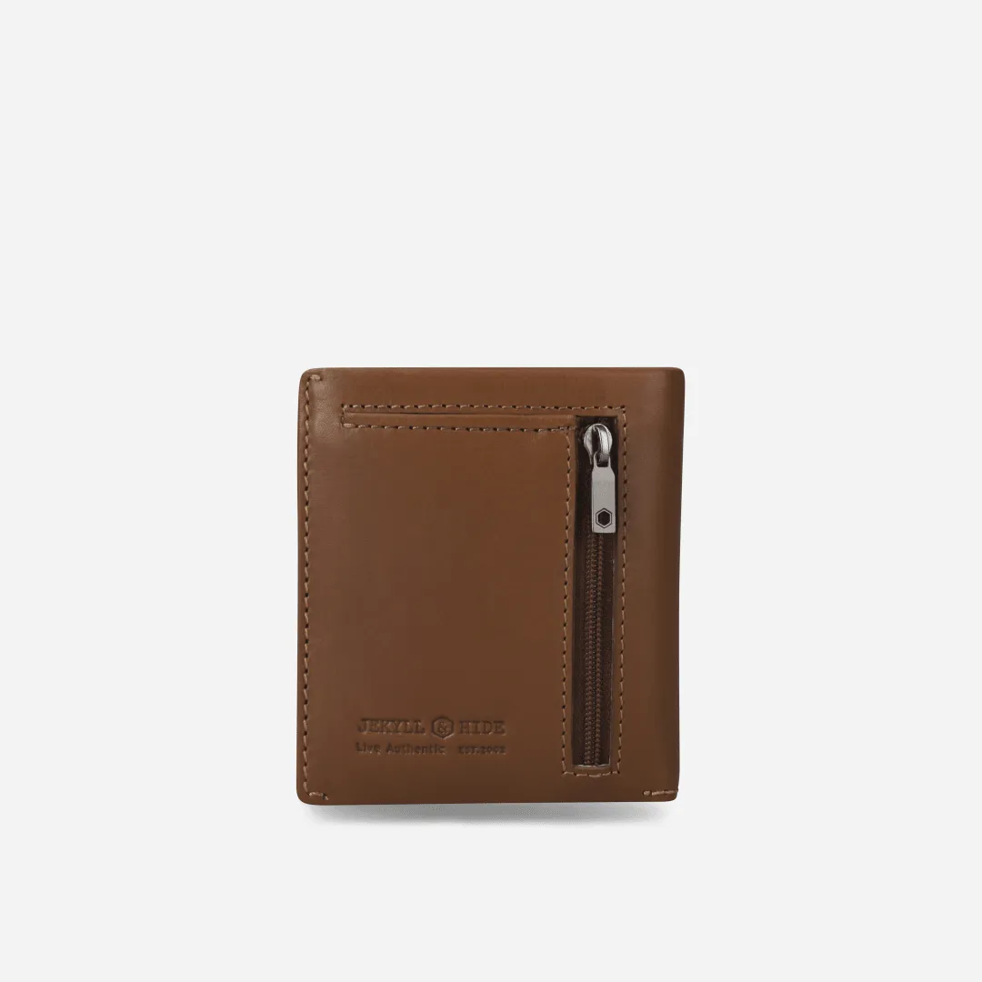 Slim Bifold Card Holder With Coin