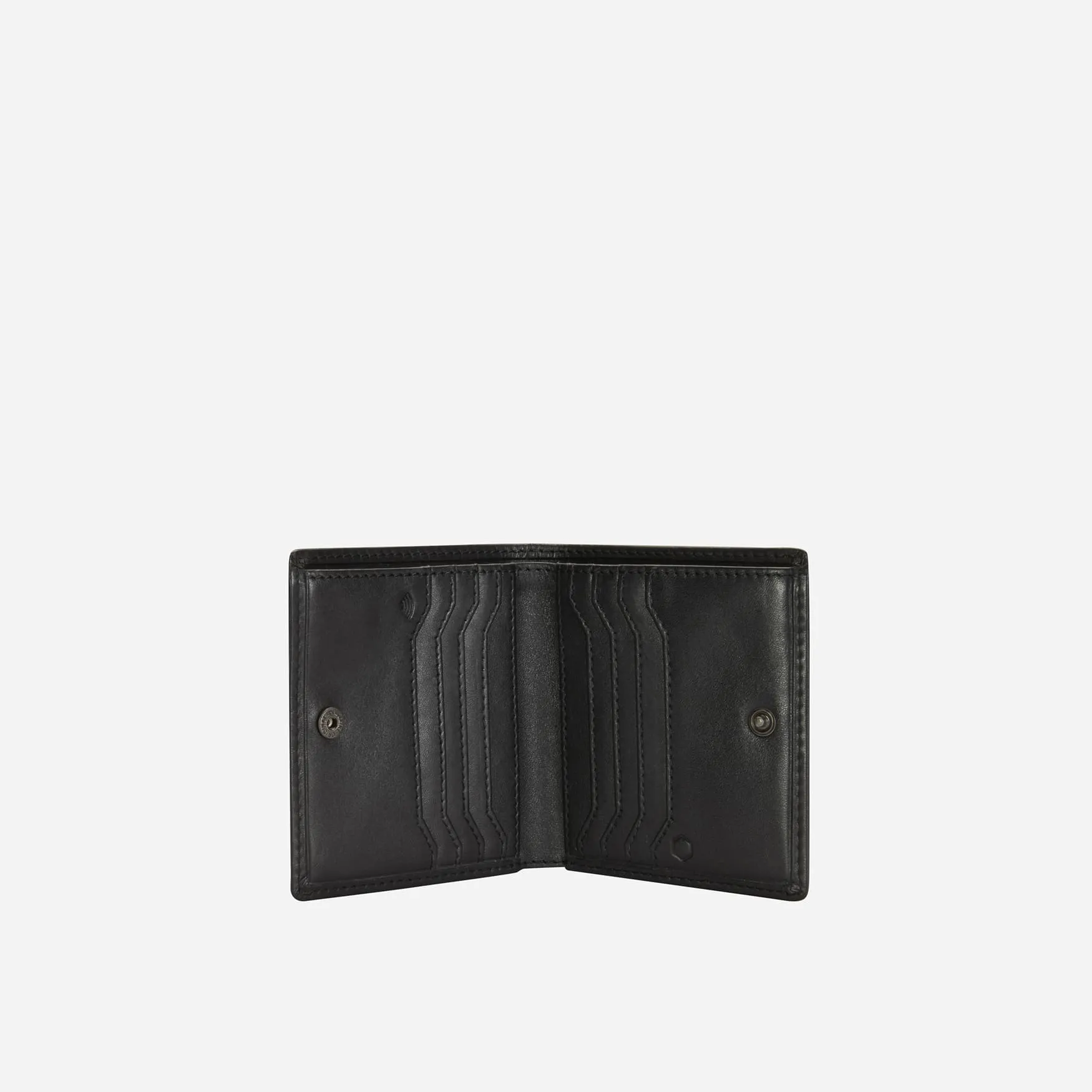 Slim Bifold Card Holder With Coin