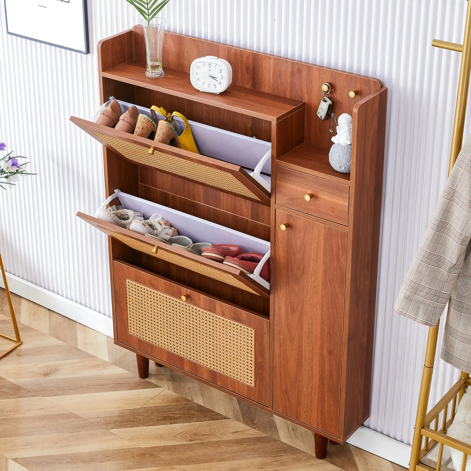 Streamdale Modern Minimalist Shoe Cabinet (37.4")