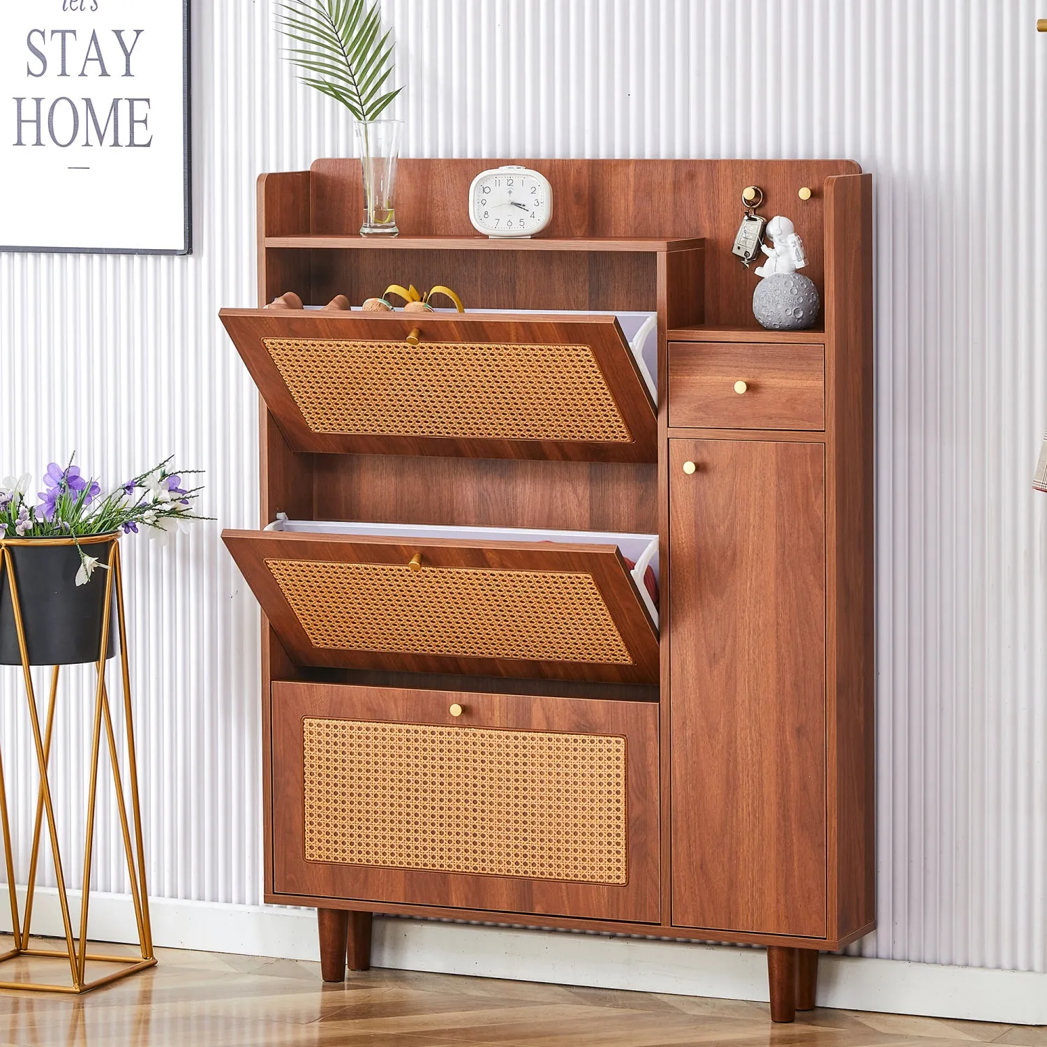 Streamdale Modern Minimalist Shoe Cabinet (37.4")