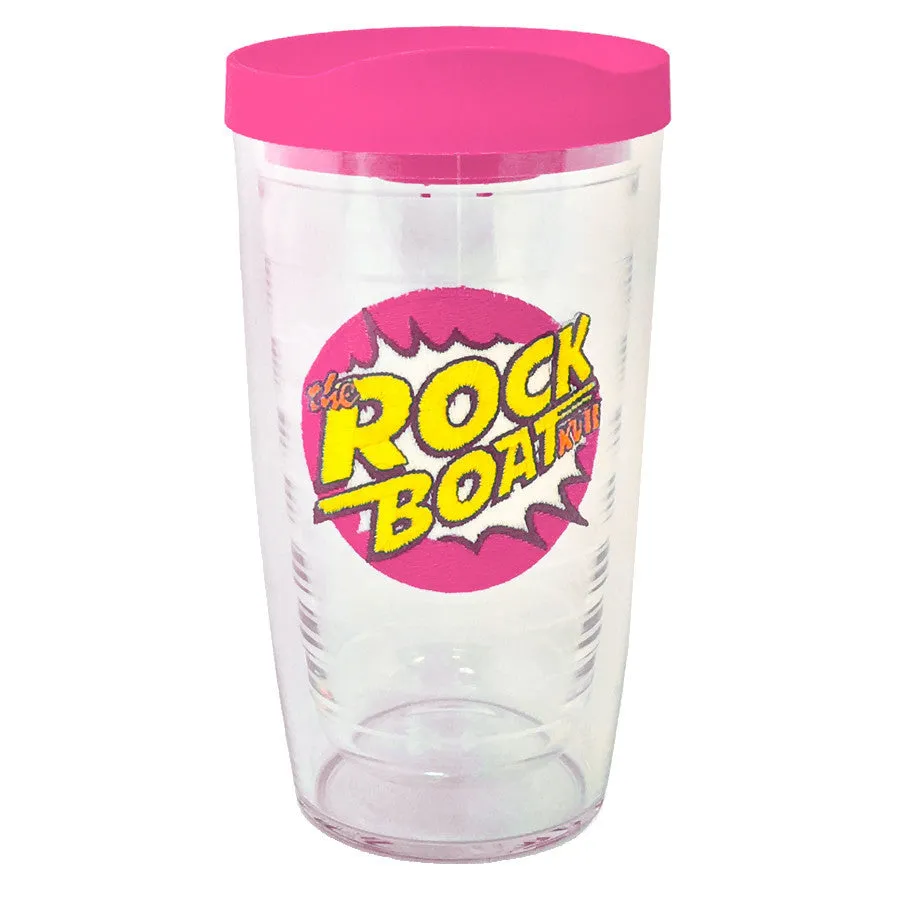 Tervis Neon Pink 16 oz Tumbler with Lid