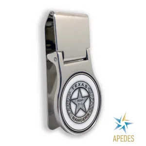 Texas Ranger Badge Money Clip