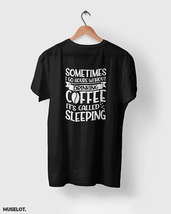 The coffeeholic printed t shirts