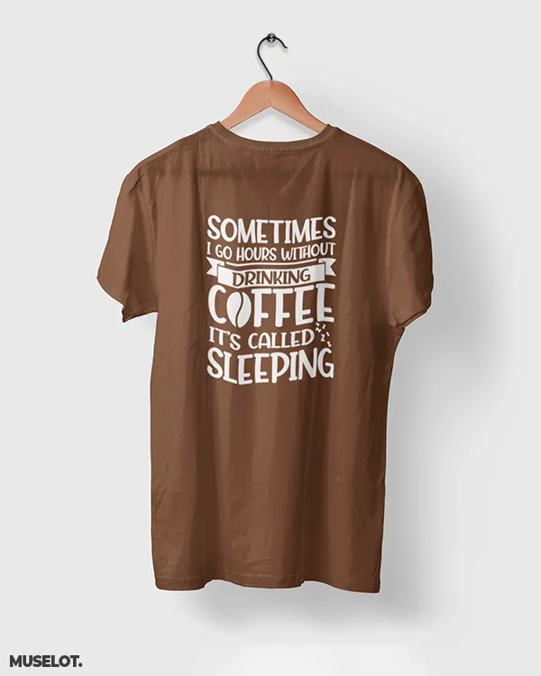 The coffeeholic printed t shirts