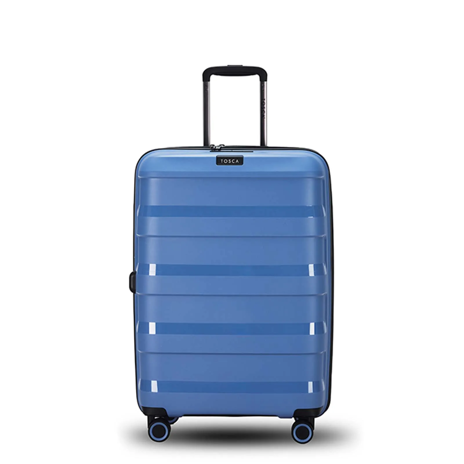 Tosca Comet 4 Wheel 67cm Medium Suitcase Blue Infinity