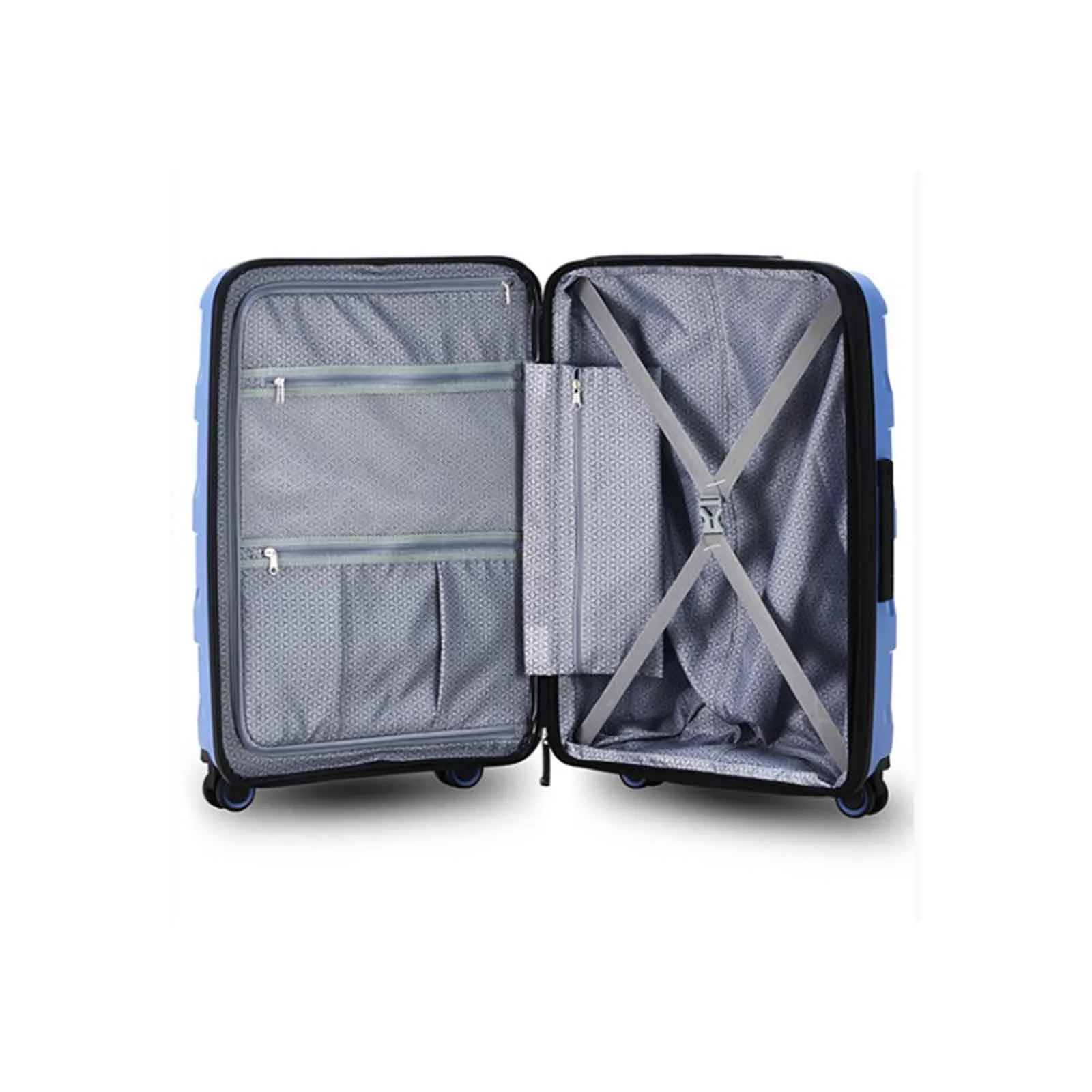 Tosca Comet 4 Wheel 78cm Large Suitcase Blue Infinity
