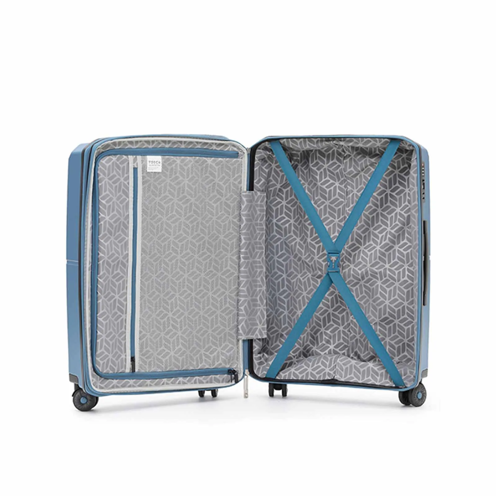 Tosca Globetrotter 25 Inch Medium Suitcase Blue