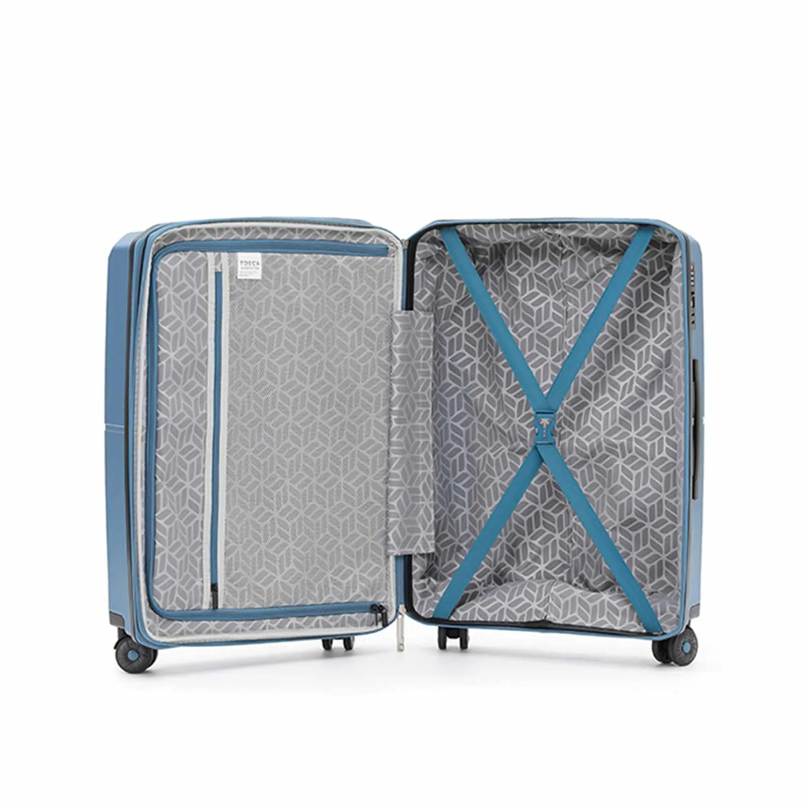 Tosca Globetrotter 29 Inch Large Suitcase Blue
