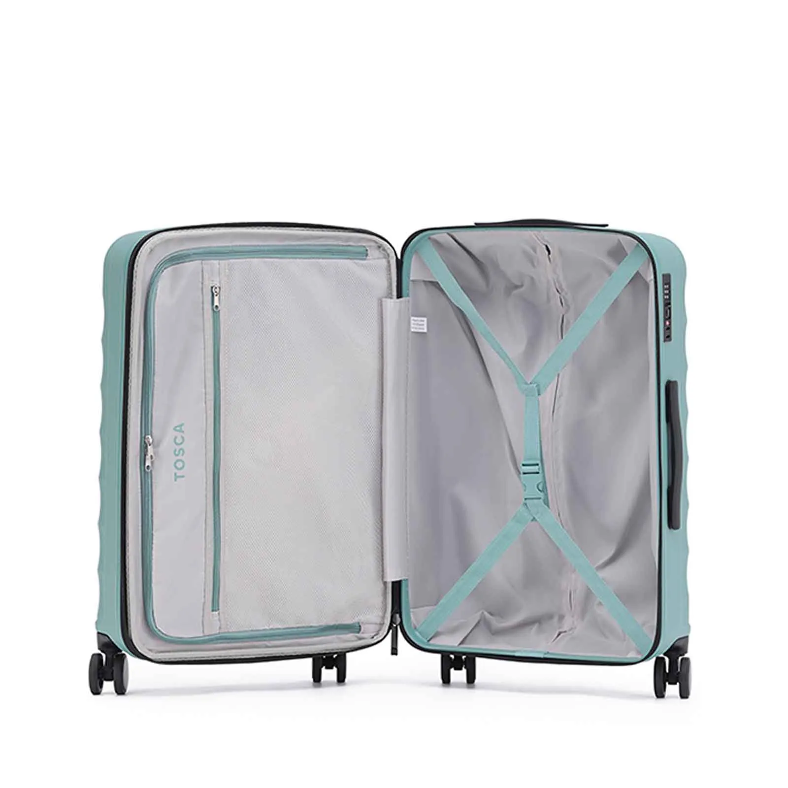 Tosca Interstellar 4W 67cm Medium Suitcase Ocean Blue