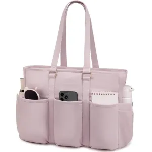 Tote Business (Fits Bag Handbag 15.6 Shoulder Laptop & Inch Women's Spring deal Comprehensive assistance Professional Laptop) Briefcase - up Pink to
