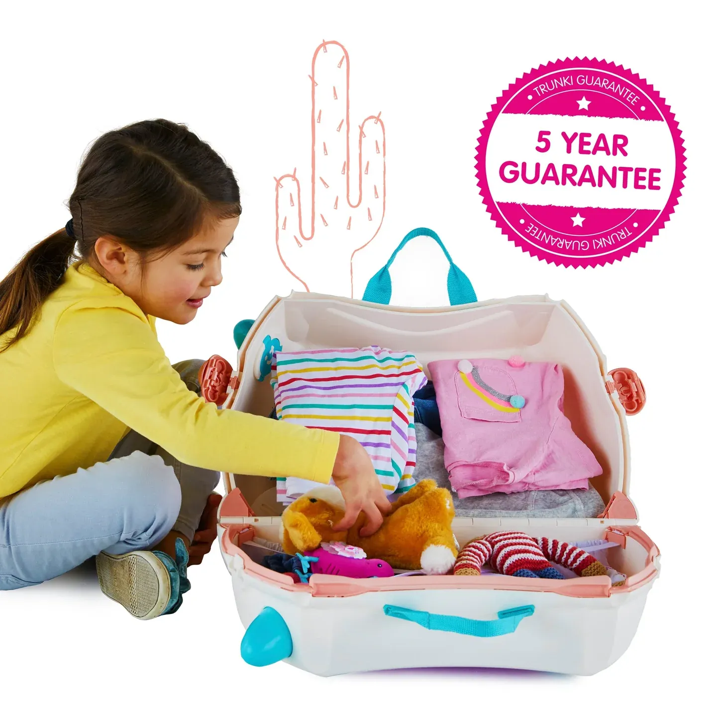 Trunki Ride On Luggage Lola the Lama