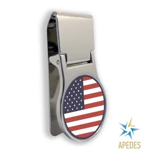 United States of America USA Flag Money Clip