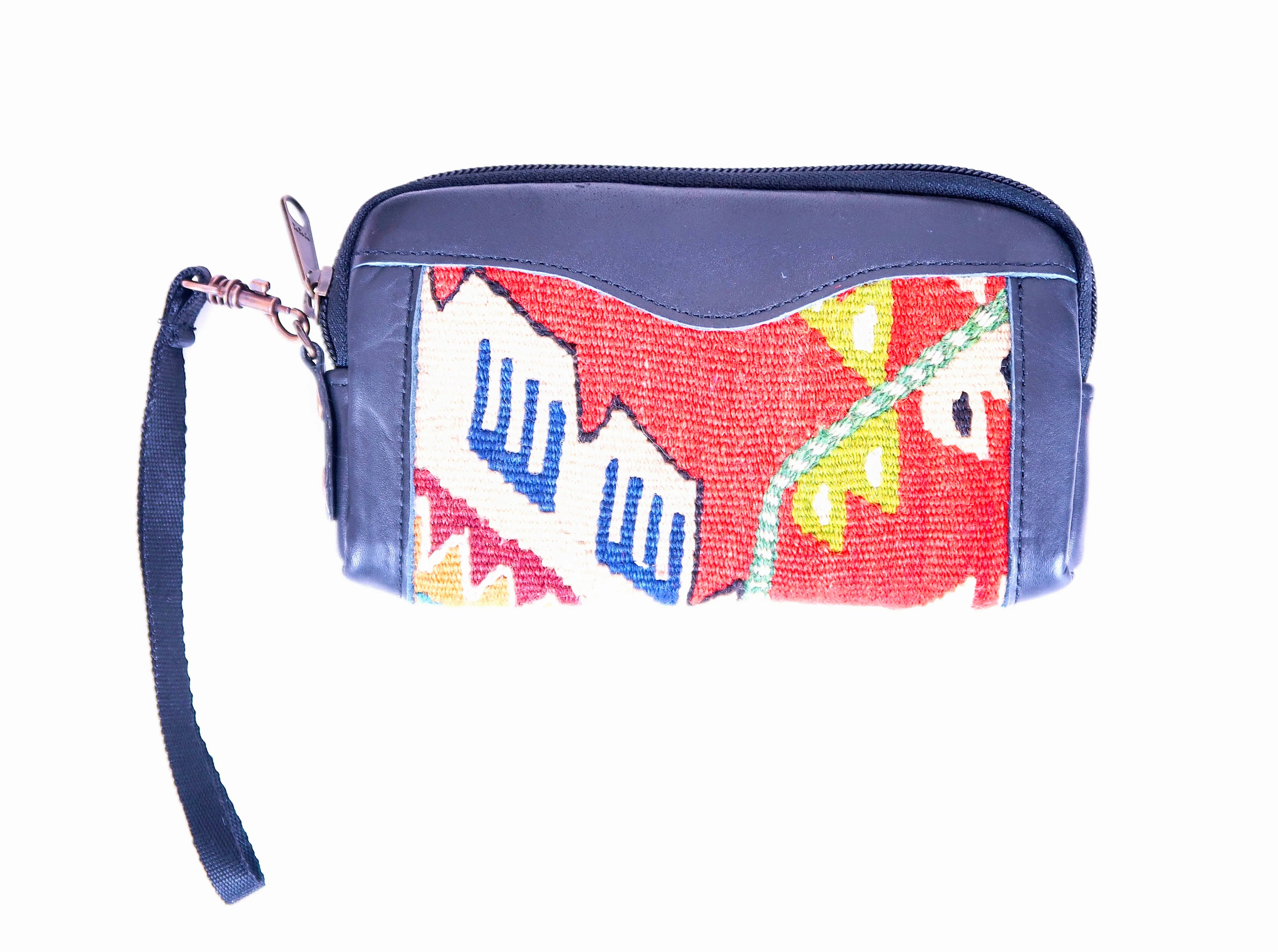 Vintage Kilim Wristlet