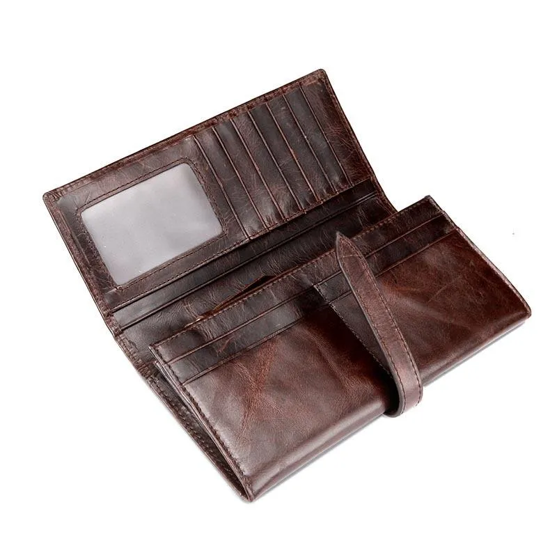 West Louis™ High-grade Leather Long Wallet