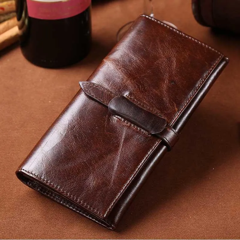 West Louis™ High-grade Leather Long Wallet