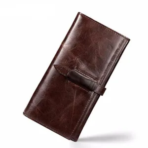 West Louis™ High-grade Leather Long Wallet