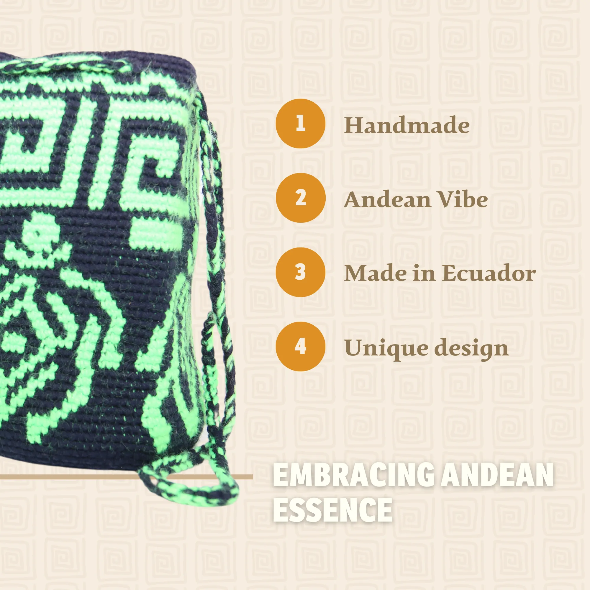 Women’s Tote Bag with Green Turtle Design