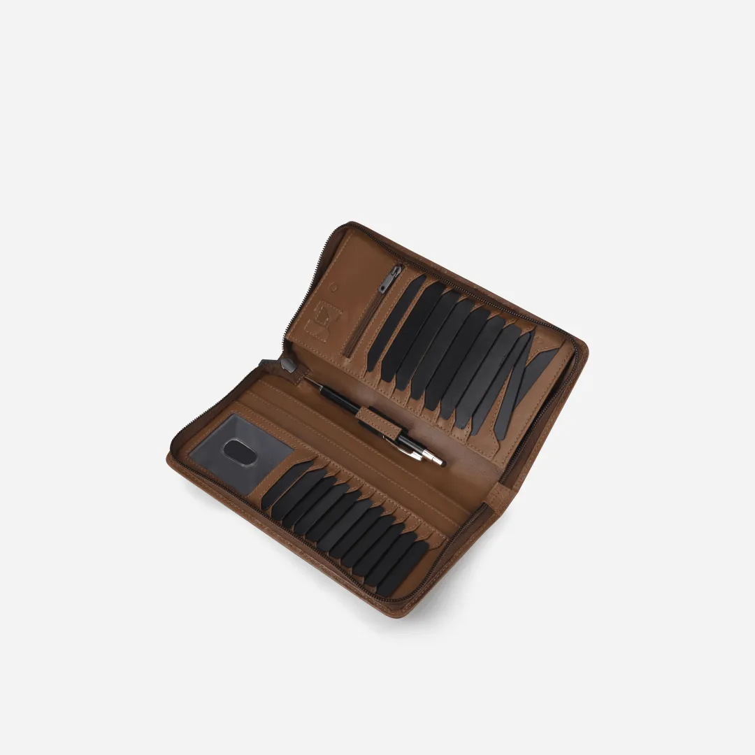 Zip-Around Travel And Passport Organiser